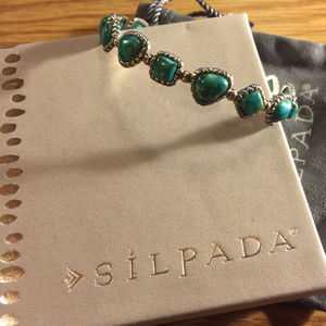 Silpada Turquoise Pools Bangle B3218